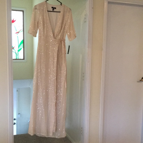 bhldn wrap dress